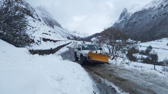 La nieve llega a puntos altos de Le&oacute;n, Asturias y Cantabria