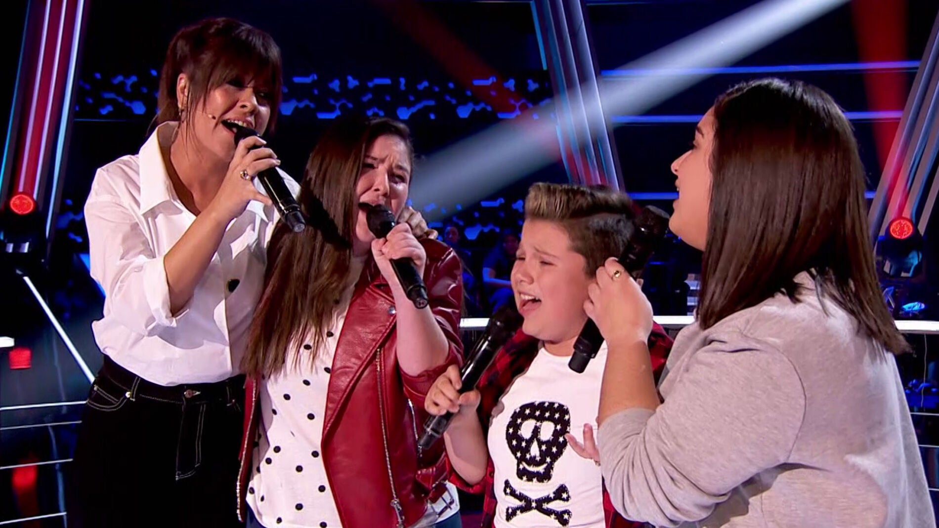 Vanesa Mart&iacute;n y tres talents de 'La Voz Kids' endulzan el plat&oacute; con '90 minutos' de India Mart&iacute;nez