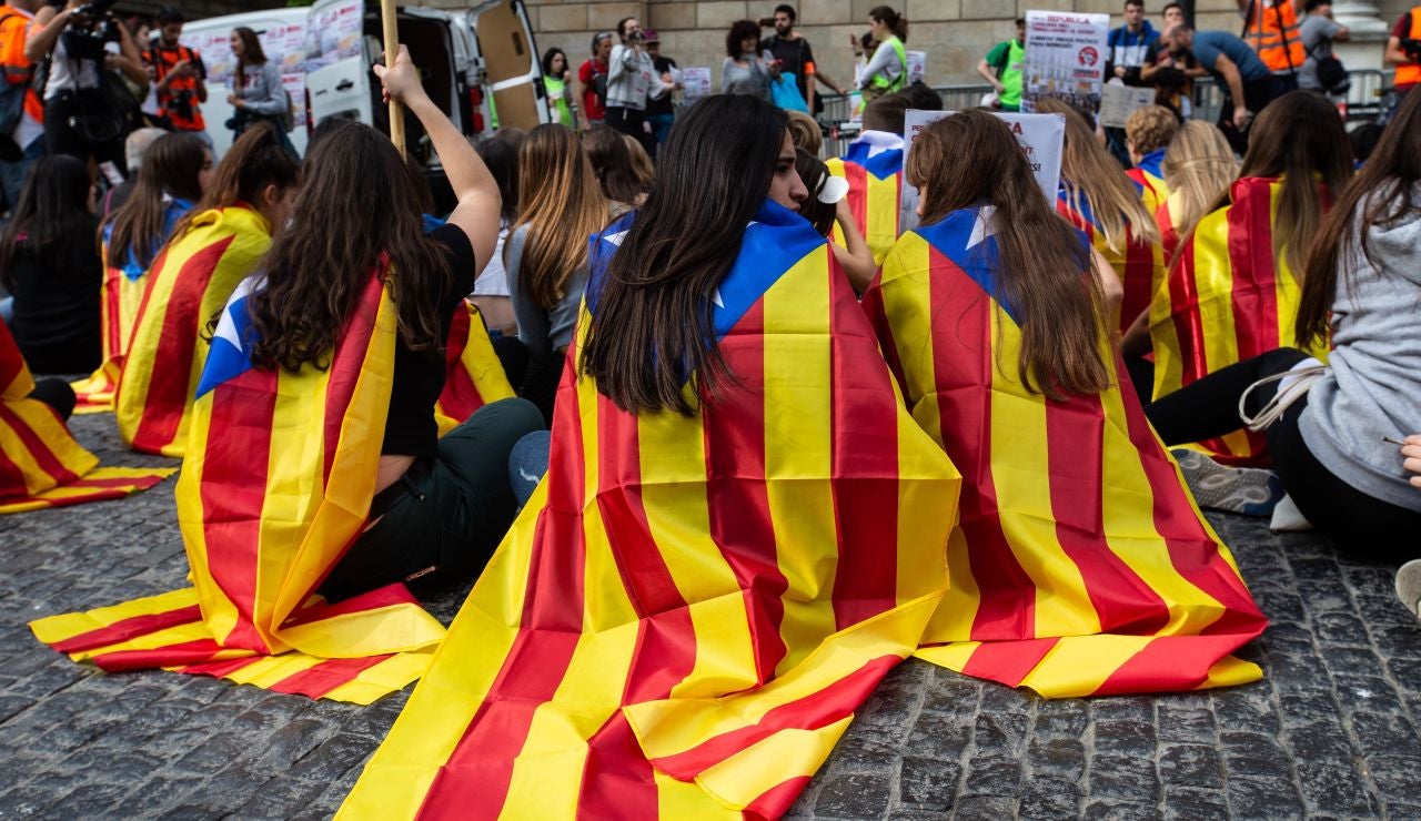 Acampada independentista en Barcelona Acampada independentista en Barcelona