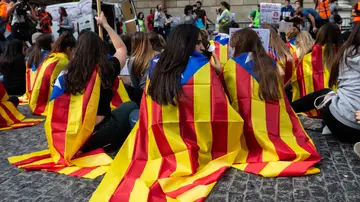 Acampada independentista en Barcelona Acampada independentista en Barcelona