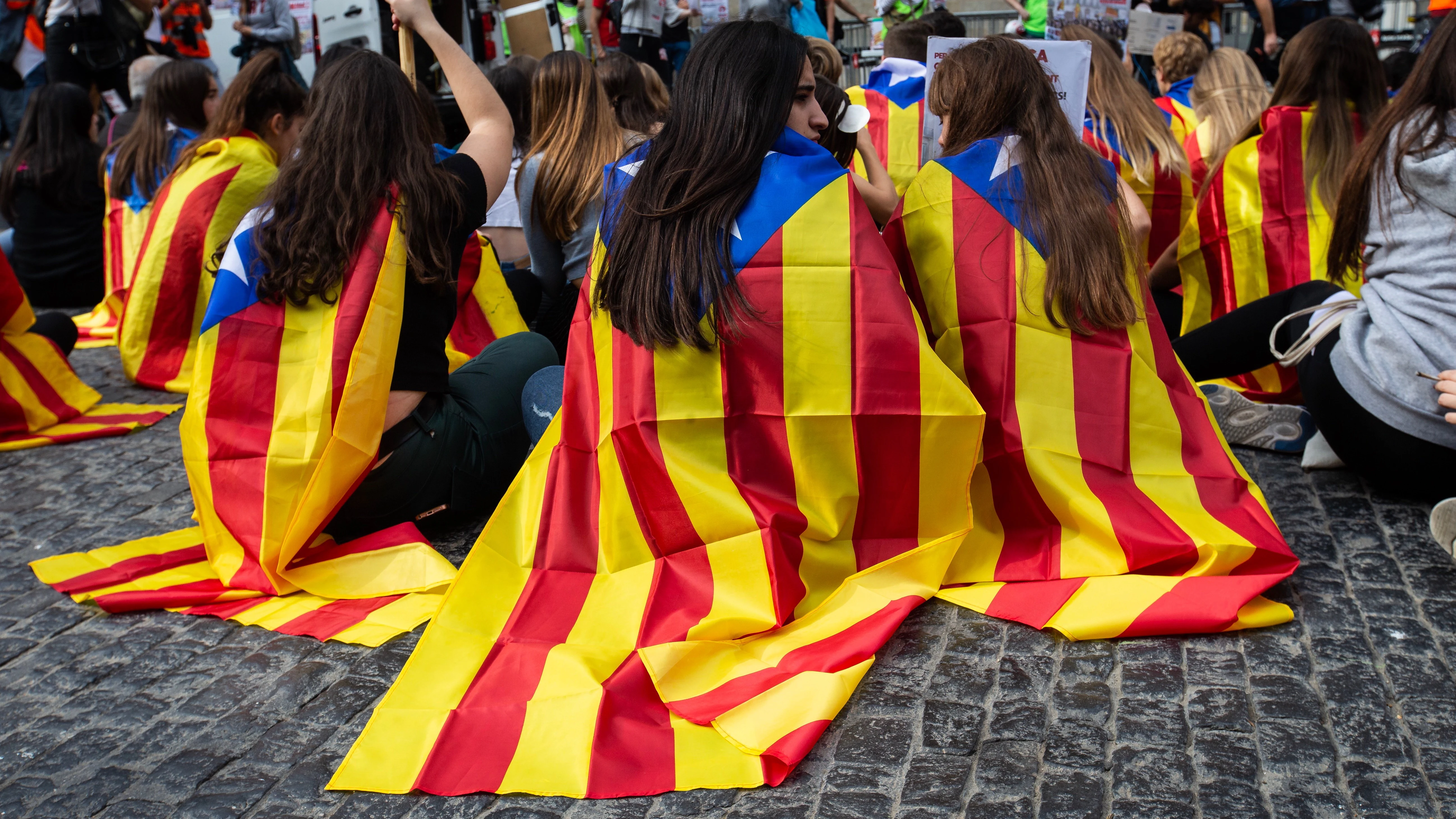 Acampada independentista en Barcelona Acampada independentista en Barcelona