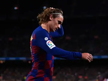 Antoine Griezmann, con el Barcelona Antoine Griezmann, con el Barcelona