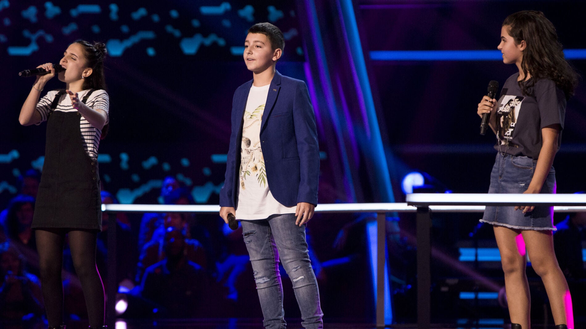 La batalla m&aacute;gica de tres talents con la canci&oacute;n principal de 'La bella y la bestia' endulza 'La Voz Kids'