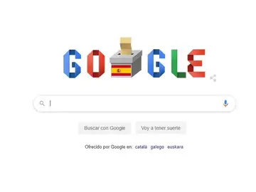 El 'doodle' de Google por las elecciones del 10-N El 'doodle' de Google por las elecciones del 10-N