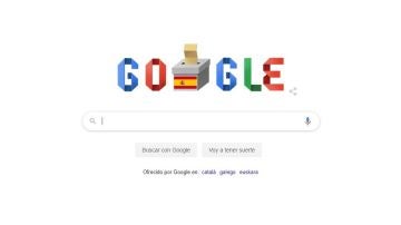 El 'doodle' de Google por las elecciones del 10-N