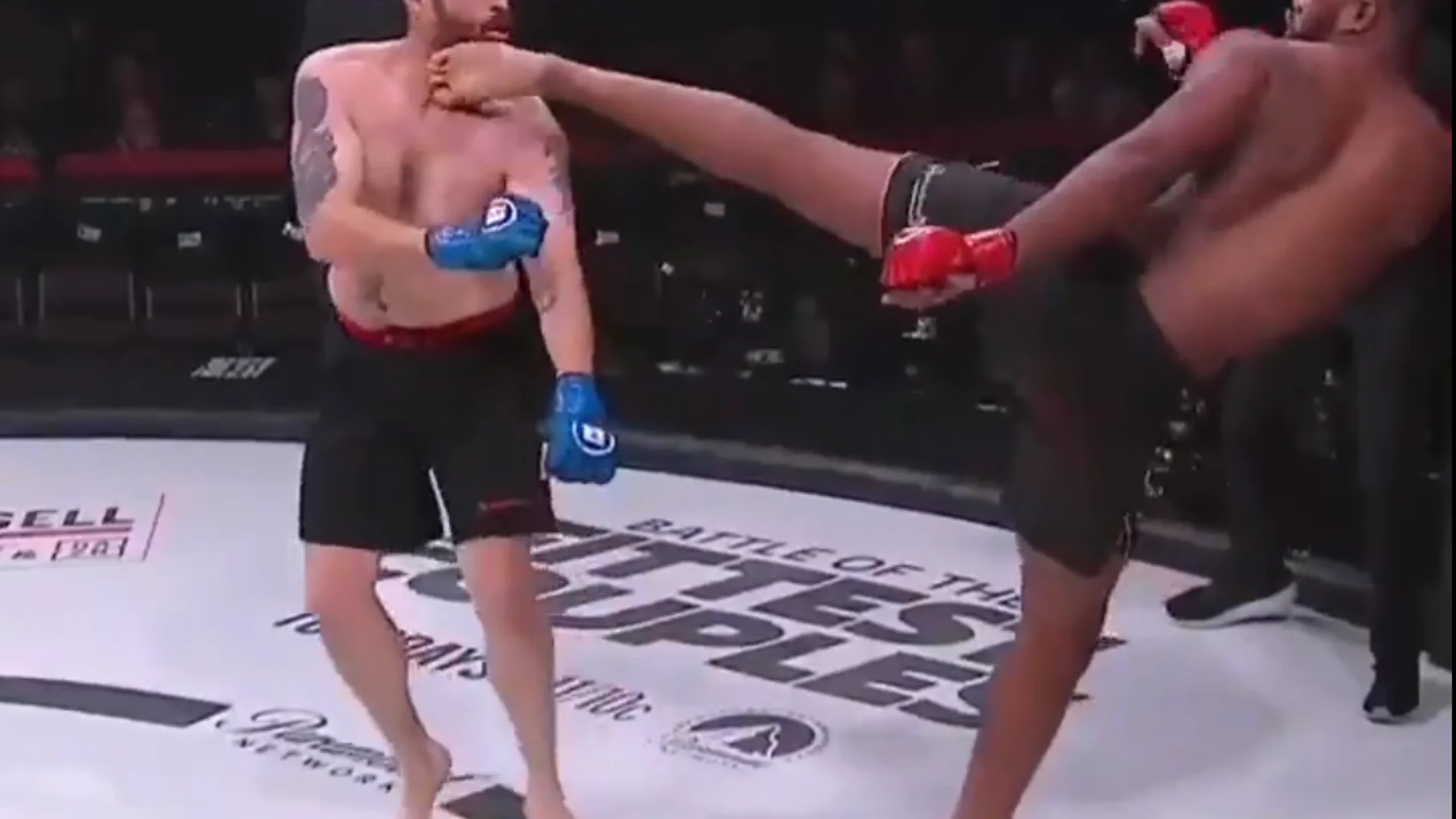 Brutal patada en la UFC Brutal patada en la UFC