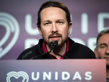 El secretario general de Unidas Podemos, Pablo Iglesias El secretario general de Unidas Podemos, Pablo Iglesias