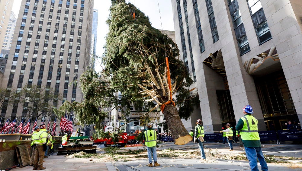 El árbol de Navidad en Rockefeller Center