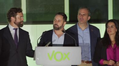 Santiago Abascal tras el resultado de las elecciones generales, vídeo en directo