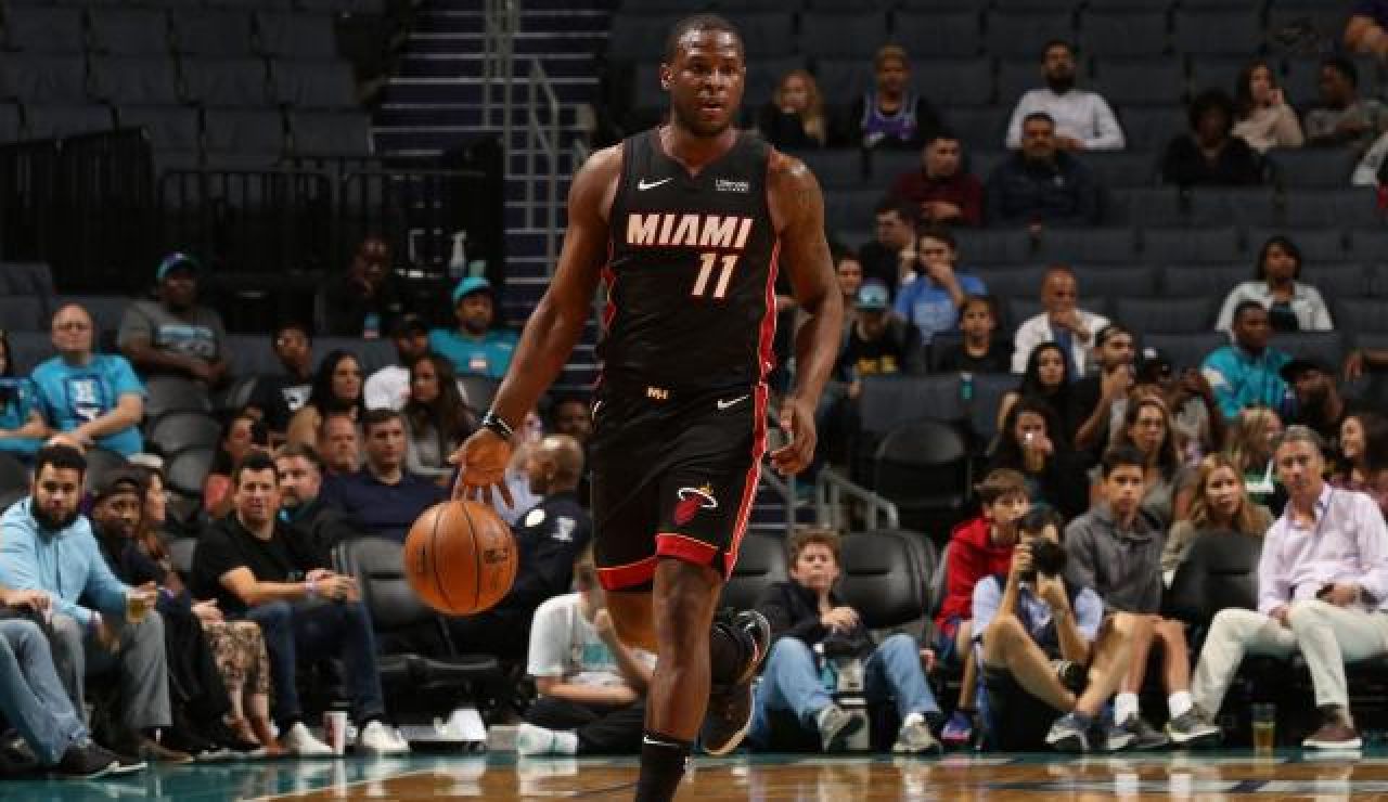 Dion Waiters durante un partido de los Heats Dion Waiters durante un partido de los Heats