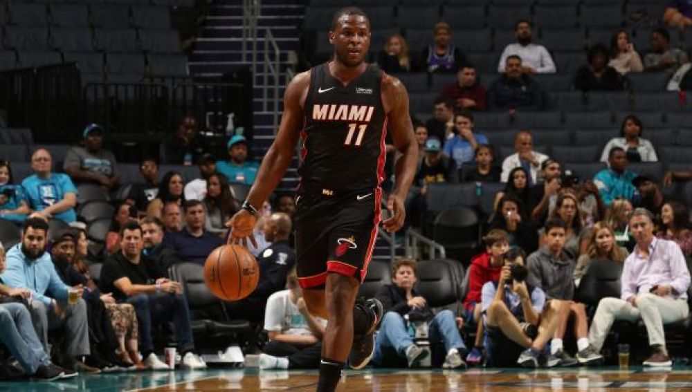 Dion Waiters durante un partido de los Heats