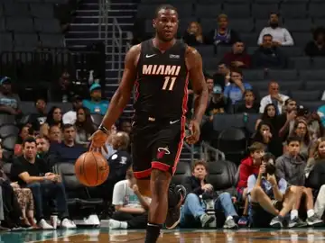 Dion Waiters durante un partido de los Heats Dion Waiters durante un partido de los Heats
