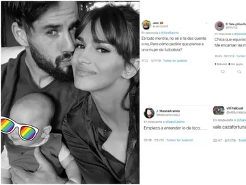 Sara Sálamo con su pareja Isco Alarcón Sara Sálamo con su pareja Isco Alarcón