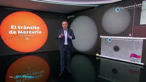 Así será el paso de Mercurio por delante del sol que sucede 13 veces por siglo Así será el paso de Mercurio por delante del sol que sucede 13 veces por siglo
