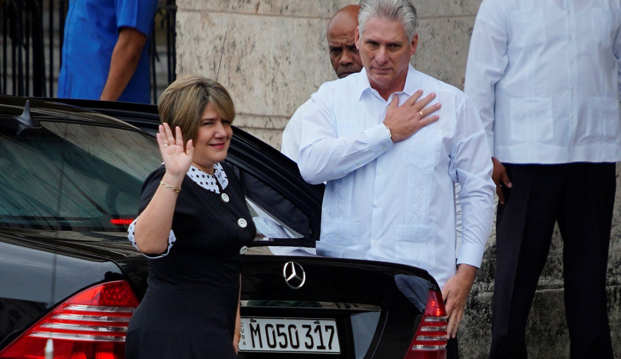 Miguel Díaz-Canel y Lis Cuesta Miguel Díaz-Canel y Lis Cuesta