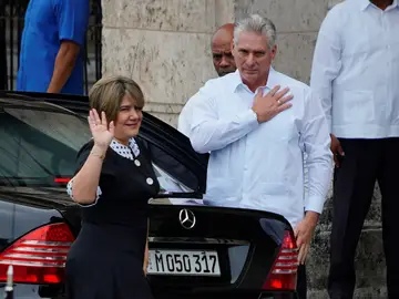 Miguel Díaz-Canel y Lis Cuesta Miguel Díaz-Canel y Lis Cuesta