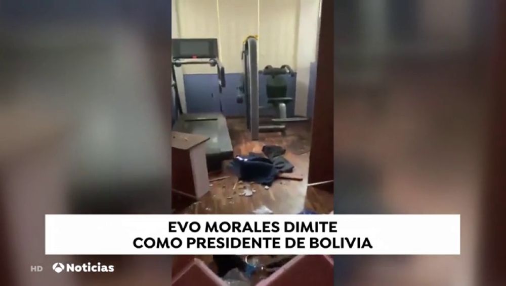 Asaltan la casa de Evo Morales después de que anunciara su dimisión como presidente de Bolivia