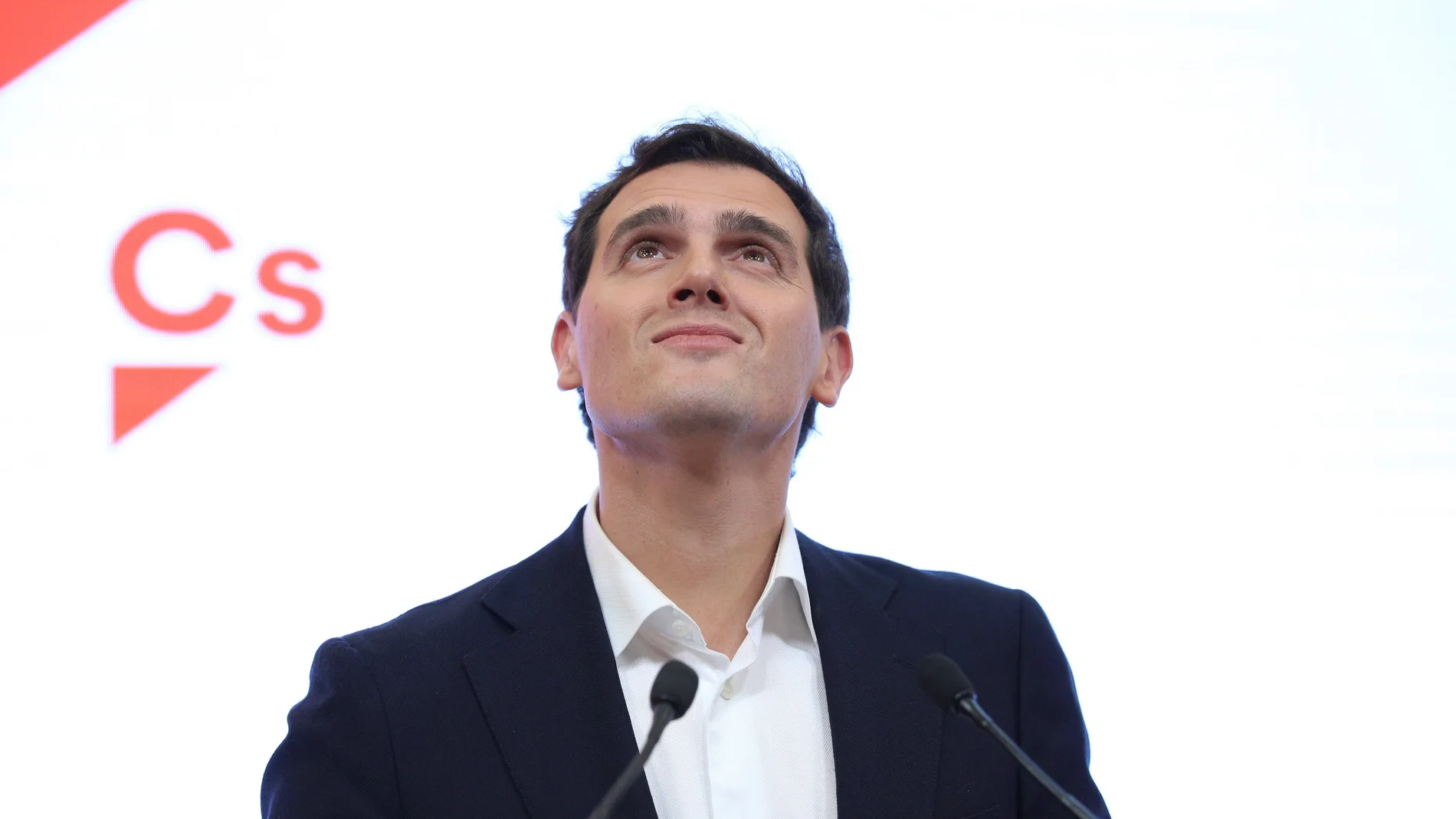 Albert Rivera en el momento de anunciar que deja la política Albert Rivera en el momento de anunciar que deja la política