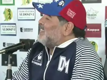 Maradona entrenador de Gimnasia Maradona entrenador de Gimnasia