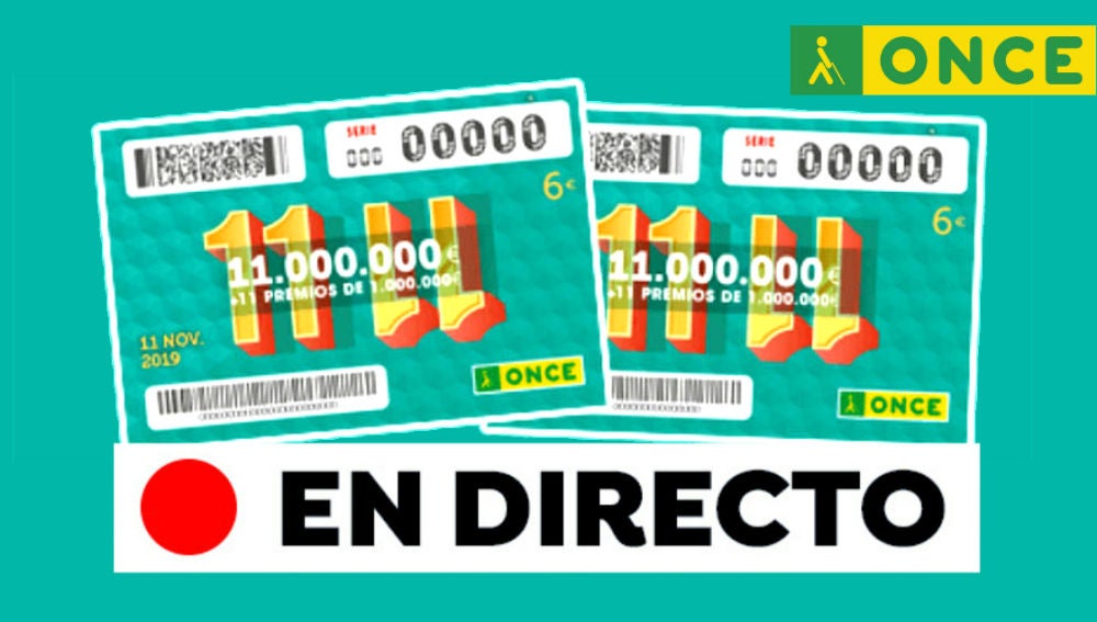 Resultado sorteo 11 del 11 de la ONCE 2019: Comprobar número, en directo