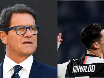 Capello y Cristiano Ronaldo Capello y Cristiano Ronaldo