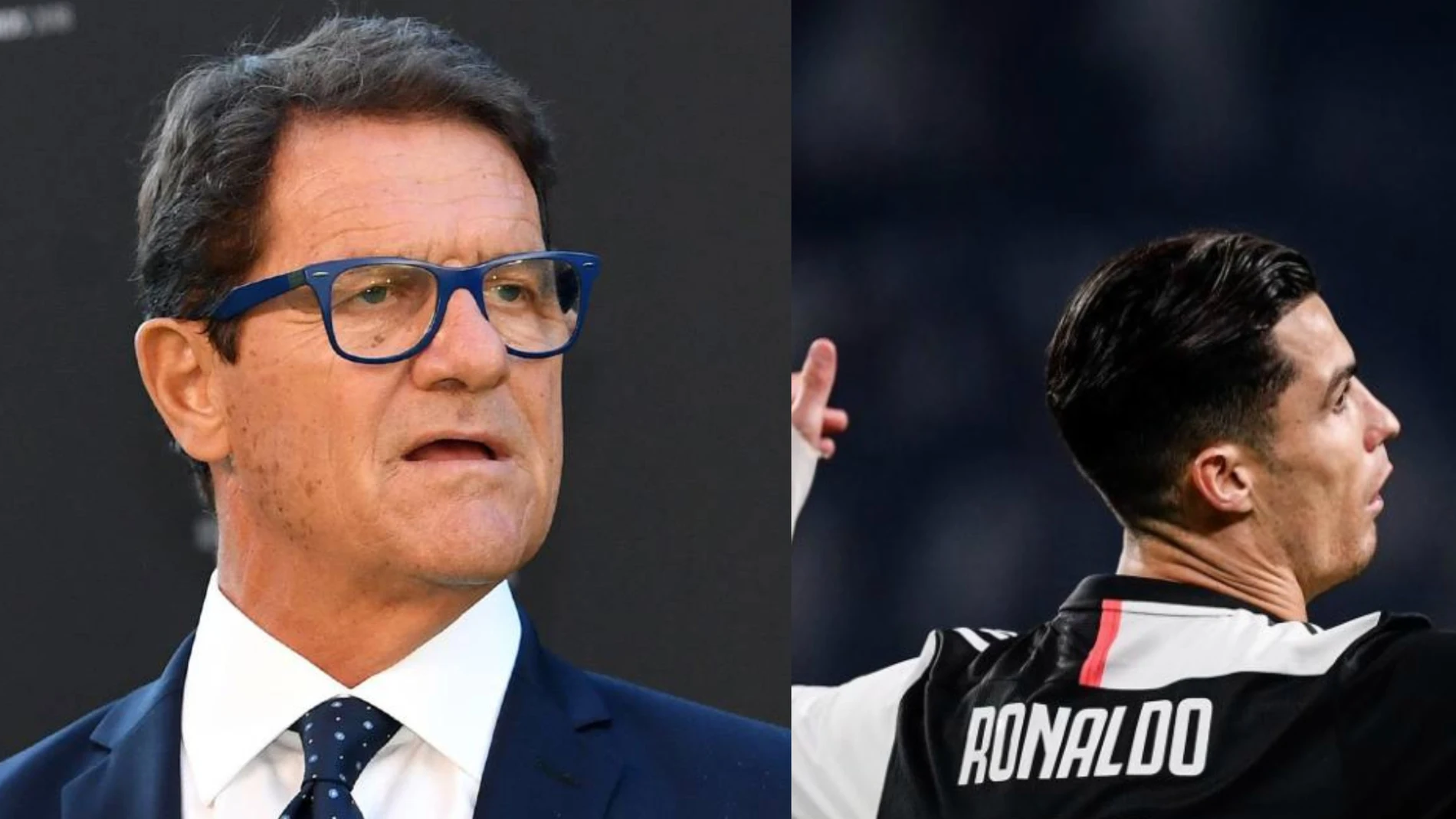 Capello y Cristiano Ronaldo Capello y Cristiano Ronaldo