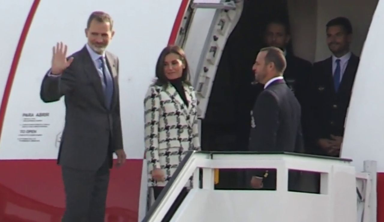 Los Reyes, camino de Cuba para el primer viaje de Estado a la isla Los Reyes, camino de Cuba para el primer viaje de Estado a la isla
