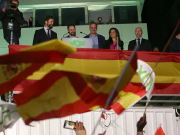Celebración de Vox tras conocer los resultados del 10-N Celebración de Vox tras conocer los resultados del 10-N