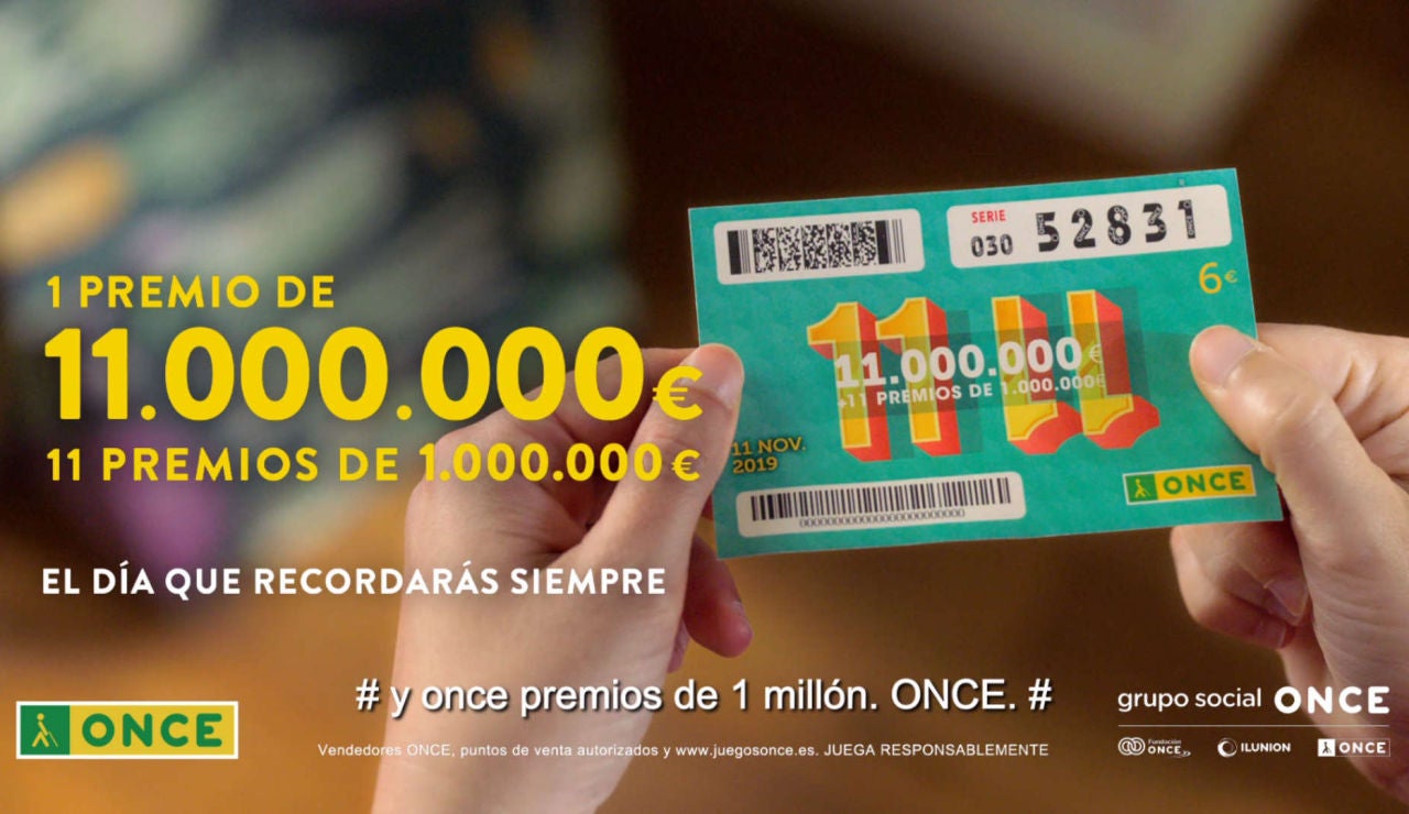 Sorteo 11 del 11 de la ONCE 2019: Premios y horario del sorteo de hoy Sorteo 11 del 11 de la ONCE 2019: Premios y horario del sorteo de hoy