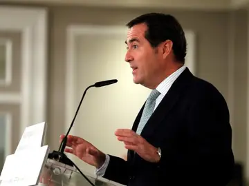 El presidente de la CEOE, Antonio Garamendi El presidente de la CEOE, Antonio Garamendi