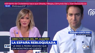 Teodoro García Egea descarta una coalición con el PSOE: 