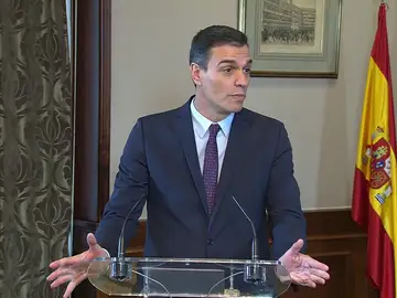 REEMPLAZO La comparecencia completa de Pedro Sánchez y Pablo Iglesias para anunciar el acuerdo PSOE-Unidas Podemos REEMPLAZO La comparecencia completa de Pedro Sánchez y Pablo Iglesias para anunciar el acuerdo PSOE-Unidas Podemos
