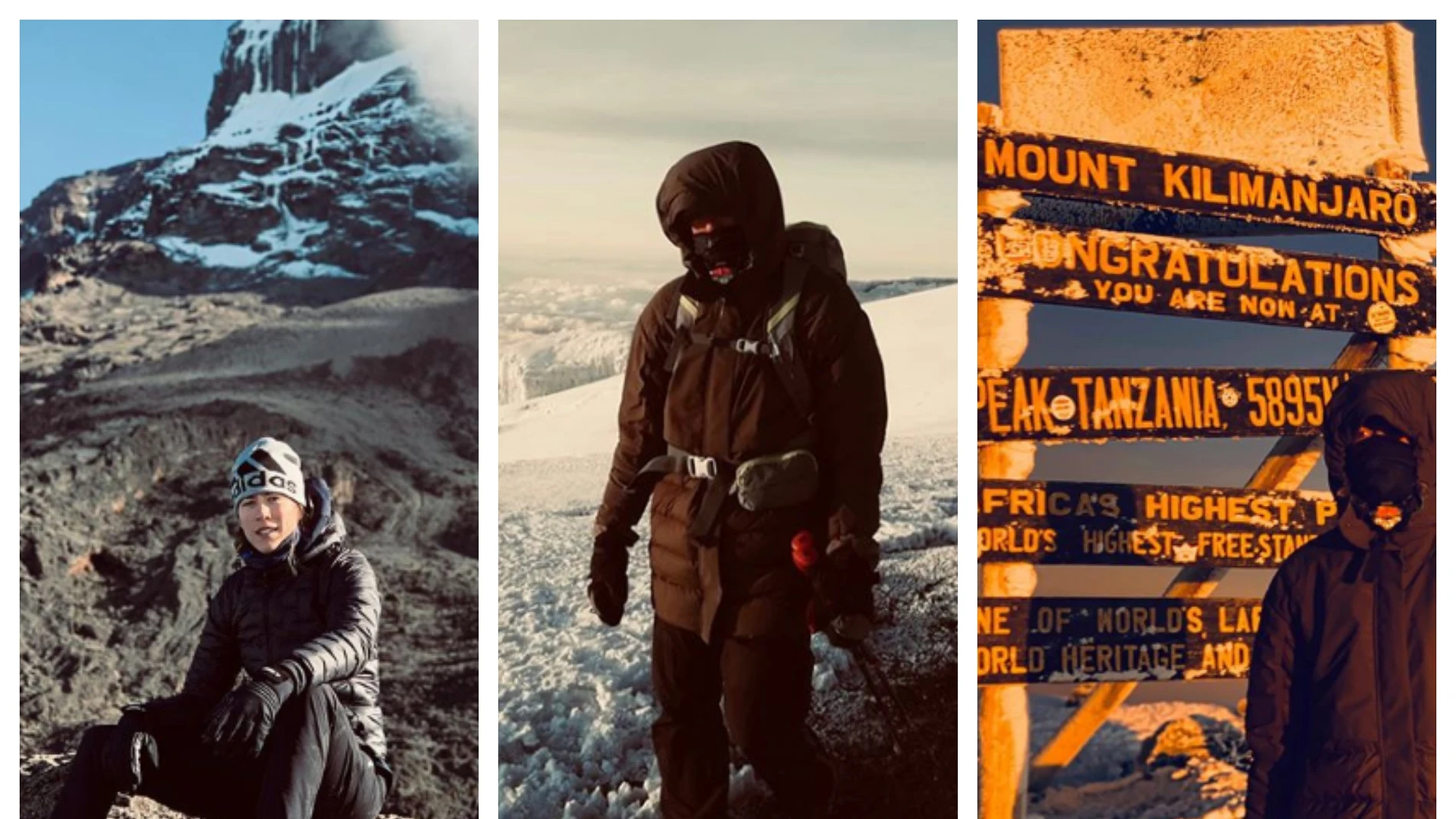 Garbiñe Muguruza durante su ascenso al Kilimanjaro Garbiñe Muguruza durante su ascenso al Kilimanjaro