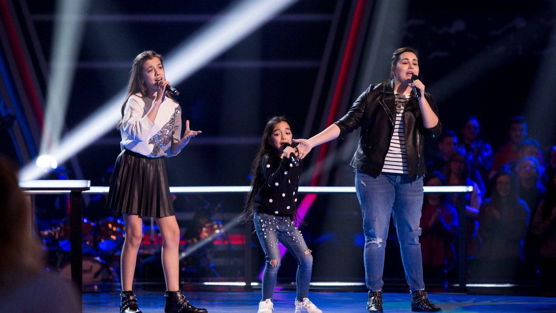Manuela Gómez, Esperanza Bonelo y Patricia García cantan ‘Mientes’ en las Batallas de ‘La Voz Kids’