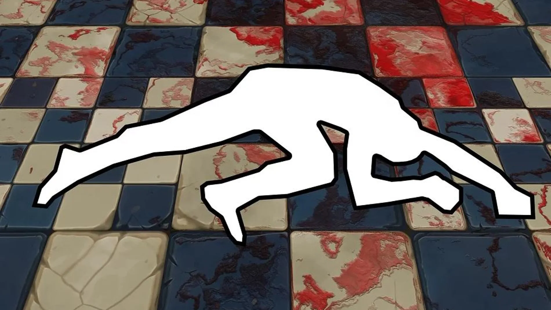 Una mujer recrea una escena de un crimen debajo de la moqueta para trollear a sus próximos vecinos Una mujer recrea una escena de un crimen debajo de la moqueta para trollear a sus próximos vecinos