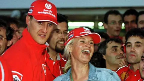 Michael Schumacher y su mujer Corinna Michael Schumacher y su mujer Corinna