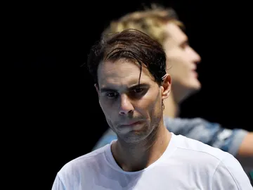 Rafa Nadal, tras el partido contra Zverev Rafa Nadal, tras el partido contra Zverev