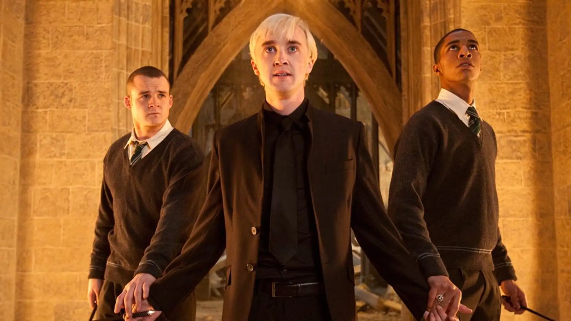 Tom Felton como Draco Malfoy en 'Harry Potter'