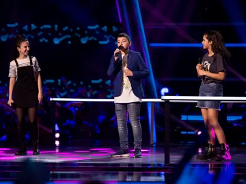 Victoria Herraiz, Berta Luna y Maksym Pashnyk cantan ‘Beauty and the beast’ en las Batallas de ‘La Voz Kids’ Victoria Herraiz, Berta Luna y Maksym Pashnyk cantan ‘Beauty and the beast’ en las Batallas de ‘La Voz Kids’