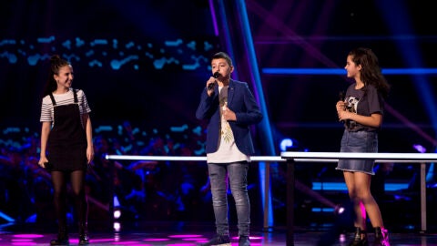 Victoria Herraiz, Berta Luna y Maksym Pashnyk cantan &lsquo;Beauty and the beast&rsquo; en las Batallas de &lsquo;La Voz Kids&rsquo;