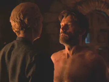 Jaime Lannister y Brienne de Tarth en 'Juego de Tronos' Jaime Lannister y Brienne de Tarth en 'Juego de Tronos'