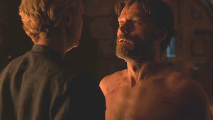 Jaime Lannister y Brienne de Tarth en 'Juego de Tronos' Jaime Lannister y Brienne de Tarth en 'Juego de Tronos'