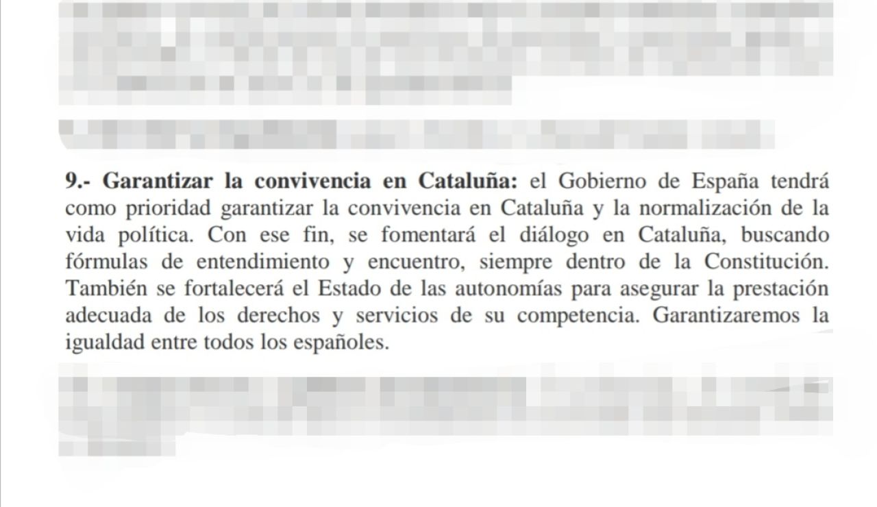 Punto 9 acuerdo Sánchez e Iglesias Punto 9 acuerdo Sánchez e Iglesias