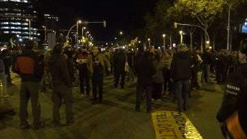 Cortes en las principales calles de Barcelona