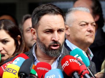 El líder de Vox, Santiago Abascal