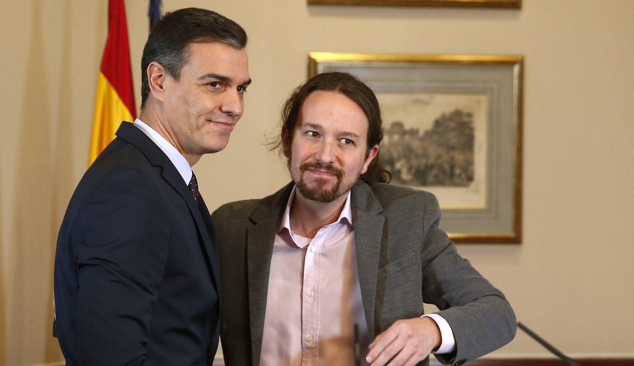 Pedro Sánchez y Pablo Iglesias Pedro Sánchez y Pablo Iglesias
