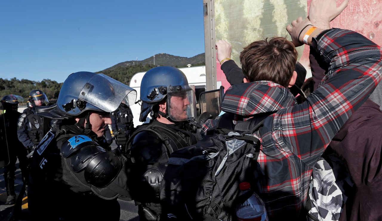 Tensión en La Jonquera