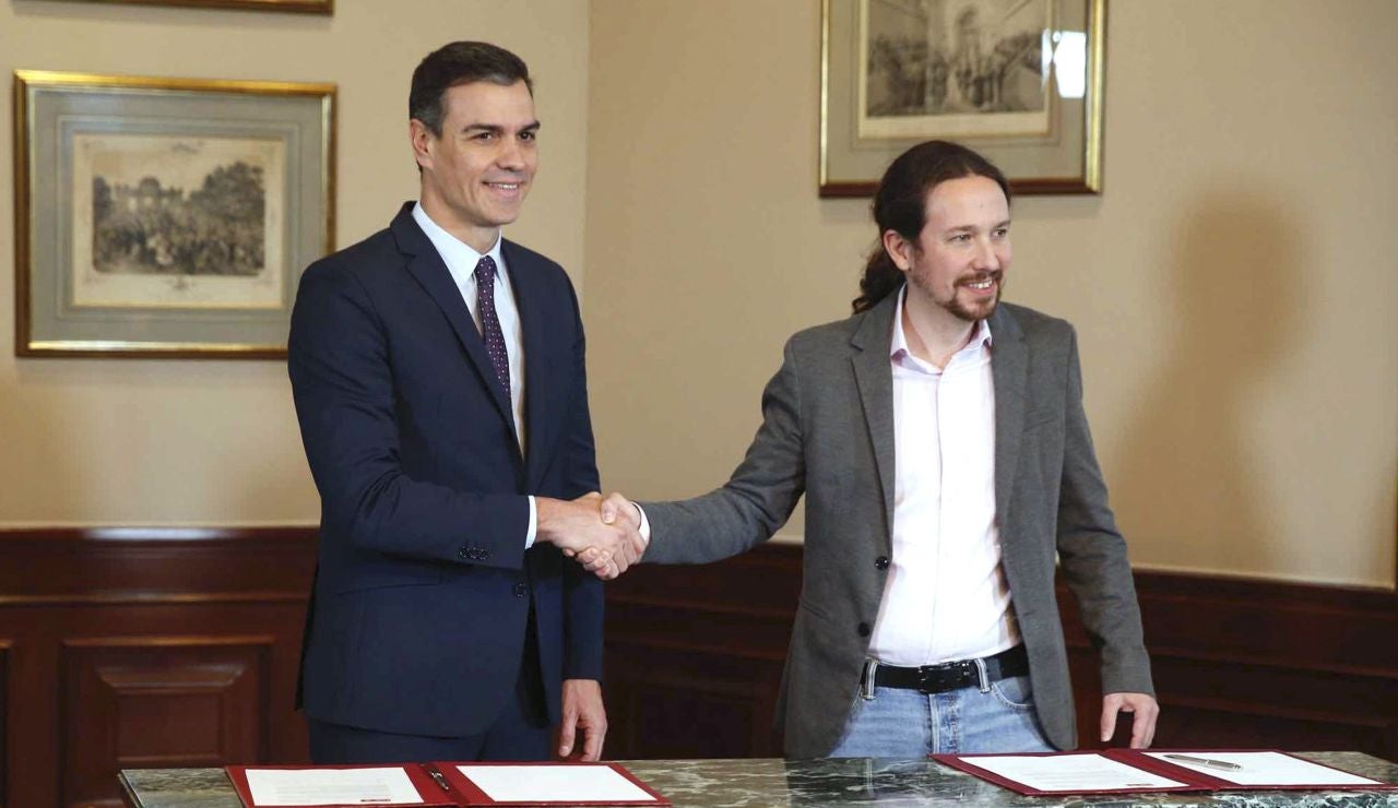 Pedro Sánchez y Pablo Iglesias Pedro Sánchez y Pablo Iglesias