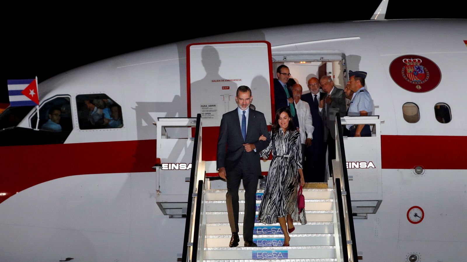 Los Reyes de España llegan a Cuba en una visita histórica 