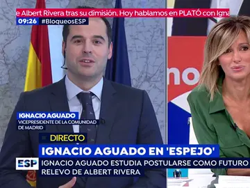 Ignacio Aguado en Espejo Público. Ignacio Aguado en Espejo Público.
